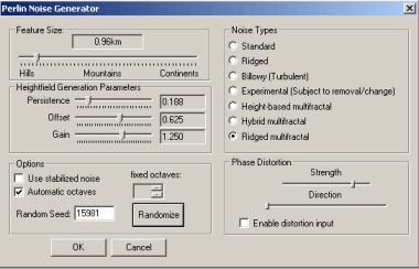 Settings Perlin Noise